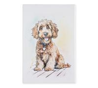 Arora Design Art of Arora - Poodle Cross Tile Arora Design Multicolor