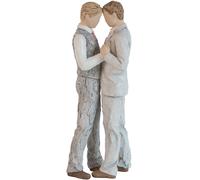 Arora Design Men's More Than Words Forever My Love Figurine in Light Grey Arora Design Light Grey