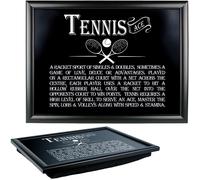 Arora Design Men's Ultimate Gift For Man - Tennis Lap Tray in Black Arora Design Black