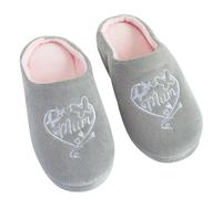Said with Sentiment Mum Slippers Arora Design Light Grey 3-4
