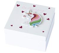 Arora Kids Unicorn Keepsake Box, Multicolour, One Size