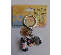 Arora Little Paws Key Ring Border Collie, Multicolour, One Size