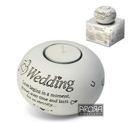 Arora Said with Sentiments Tealight Holder - Wedding