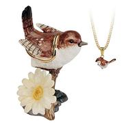 Arora Secrets from Hidden Treasures 1032 Wren Trinket Box