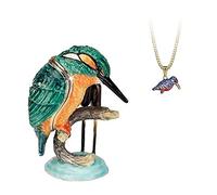 Arora Secrets from Hidden Treasures 1033 Kingfisher Trinket Box, Multicolour, One Size