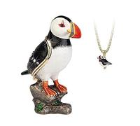 Arora Secrets from Hidden Treasures 1036 Puffin Trinket Box, Multicolour, One Size