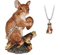 Arora Secrets from Hidden Treasures 1046 Field Mouse Trinket Box, one size