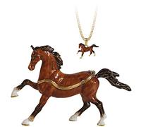Arora Secrets from Hidden Treasures 1085 Horse Trinket Box, Metal, Brown, Height 8cm