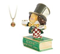 Arora Secrets from Hidden Treasures Alice In Wonderland Mad Hatter Trinket Box, Multicolour, One Size