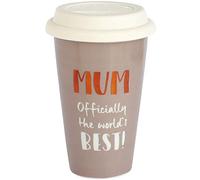 Arora Ultimate Gift for Girls 8704 Worlds Best Mum Ceramic Travel Mug, 500ml
