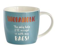 Arora Ultimate Gift for Girls 8708 Shopaholic Mug in a Box, Ceramic