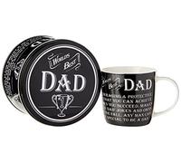 Arora Ultimate Gift for Man 8811 Dad Mug in Tin, Ceramic, White