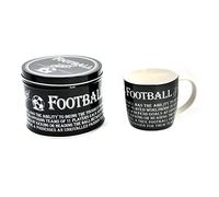 Arora Ultimate Gift for Man 8812 Football Mug in Tin, Ceramic, White