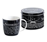 Arora Ultimate Gift For Man 8876 Snooker Mug in Tin,White