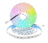 Arotelicht 24V LED Strip RGBCW 5m LED Tape Cool White 6000K 5050SMD 300LEDs Light Strips Decoration Lights Staircase Light, IP20 for Home, Room, Party, Wedding, Indoor Decoration