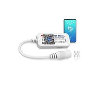 Arotelicht LED Strip Controller,Bluetooth,app Controlled, dimmer Control for Android/iOS System, Strip Light Chain, 5V-24V, 16 Million Colors, Sound Activated (4-pin Connector (RGB)