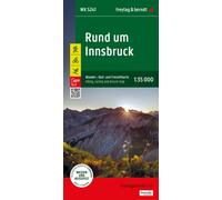 Around Innsbruck, hiking, cycling and leisure map : 1:50,000 scale