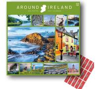 Around Ireland 2027 Square Wall Calendar with Planning Stickers