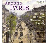 AROUND PARIS MILHAUD DEBUSSY - DAVIDE BANDIERI GYULA STULLER [CD]
