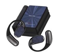 Around the Ear Wireless Earbuds - Waterproof Headset | Double-Fold Case Waterproof Workout Earbuds,for Home, Outdoor, Entertainment, Running, Sports, Work, Phone Calls