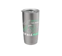 Around the Moon 2026 Kids Space Back Print Graphic Stainless Steel Insulated Tumbler