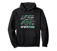 Around the Moon 2026 Kids Space Spaceman Graphic Pullover Hoodie