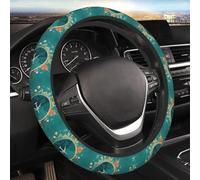 Around The Planet Steering Wheel Wrap Car Interior Covers Decorative Soft Steering Wheeles Cover For Sedan All Seasons Women 38Cm