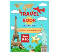 Around the World Activity Book for Kids: Coloring, Puzzles, Sudoku, Matching Games