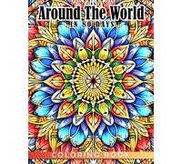 Around the World in 80 Days Coloring Book: A Cultural Journey for Young Adults - Color, Explore, and Imagine