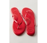 Around Town Flip Flops by SolÃ©i Sea at Free People in Cherry, Size: US 10 - female