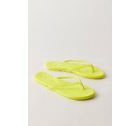 Around Town Flip Flops by SolÃ©i Sea at Free People in Lemon, Size: US 10 - female