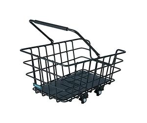 Around Unisex - Adult College Rear Bicycle Basket - Black, One Size