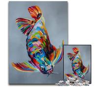 Arowana Jigsaw Puzzle 1000 Pieces Paper Jigsaw Puzzles Home Activity for Holidays Birthdays And Family Game Nights 1000 PCS(38x26cm)