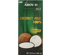 Aroy-D Coconut Milk 2 Pack , no preservatives 2 Pack 2 x 1L