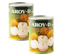 Aroy-D Longan in Syrup 565g (Pack of 2)