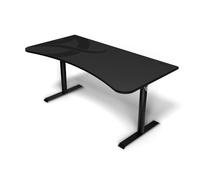 Arozzi Arena Ultrawide Curved Gaming and Office Table with Full Surface Water Resistant Desk Pad, Cable Management Cut-Outs, and Mesh (Dark Grey)