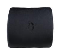 Arozzi Memory Foam Lumbar Support Pillow Relieves Backache and Fatigue After Long Periods of Sitting Down Working or Gaming - Black
