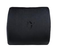 Arozzi Memory Foam Lumbar Support Pillow Relieves Back Pain and Fatigue After Long Periods of Work or Play - Black, Black, Standard, Black, Standard