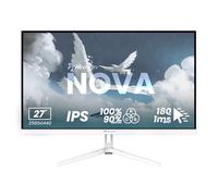 Arozzi Nova 27" IPS QHD 2560×1440, 180Hz, 1ms, FreeSync, HDR, Built-in Speakers - White