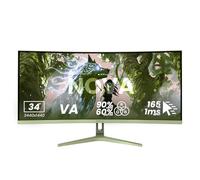 Arozzi Nova 34" Ultra-Wide Curved Gaming Monitor - VA, 3440x1440 UWQHD, 165Hz, 1ms, HDR10