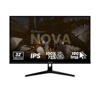 Arozzi Nova Gaming Monitor 32 Inch IPS 180Hz - QHD 1440p Screen with Adaptive Sync, HDR10 & Flicker-Free Display - 100% sRGB - PC & Console - Black