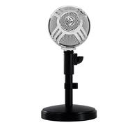 Arozzi Sfera Gaming/Streaming/Office USB Microphone - Cardioid Polar Pattern, Boom Arm Compatible - Chrome
