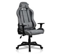 Arozzi Torretta Super Soft Upholstery Fabric Gaming Chair, Breathable Fluid-Repellent Ergonomic Office Chair with Adjustable Height, 3D Armrest & 2 Supportive Pillows (Anthracite)