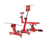 Arozzi Velocita Universal Racing Simulator Cockpit Compatible with Most Racing Sim Gear and Gaming Chairs Collapsible Telescopic and Portable - Red