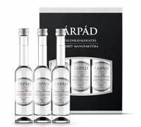 Arpad Mini Palinka Gift Box | Premium Fruit Brandy Sampler Set, Assorted Mini Bottles, Traditional Craft Distilled Liquor, Luxury Tasting Experience | 40% ABV, 3x40 ml