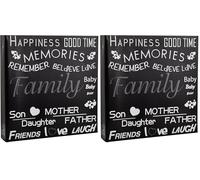 Arpan 10 x 15cm Large Photo Album for 500 Photo's - Black (Pack of 2)