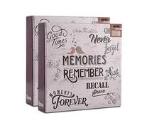 ARPAN 2 x Picture Photo Album 4x6"/10x15cm for 200 Photos - Holiday & Memories, Slip In Photo Album 6x4 200 Photos, Prom Photo, 30th Birthday with Memo Area