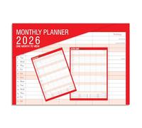 ARPAN 2026 Wall Calendar - Month-to-View Planner with Large Writing Space | A4 Hanging 2026 Calendar UK for Home, Office and Family Planning | Clear Monthly Layout with Dates and Notes Section