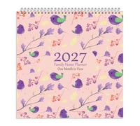 Arpan 2027 Family Home Planner Wall Calendar - Month to View Family Planner 2027 with 5 Columns Including Birthday Column | 2027 Family Planner Calendar | Family Calendar 5 Columns for Busy Homes