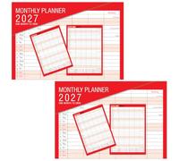 ARPAN 2027 Wall Calendar - Month-to-View Planner with Large Writing Space | A4 Hanging 2027 Calendar UK for Home, Office and Family Planning | Clear Monthly Layout with Dates and Notes Section (2)
